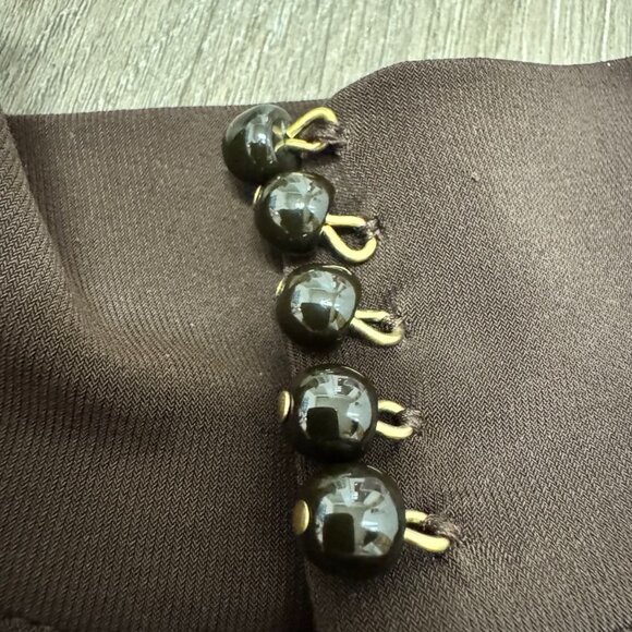 Lauren Ralph Lauren Sleeveless Halter Dress Espresso Brown Size 14 NWT - Picture 5 of 6